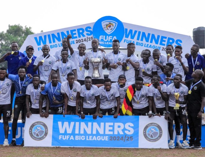Calvary FC Crowned FUFA Big League 2024/2025 Winners - FUFA: Federation of Uganda Football Associations
